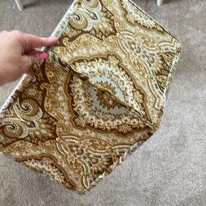 Stylish Fabric six sided Lampshade. Large and velveteen.